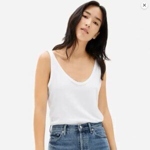 Everlane Air Cami Tank White Size - Large